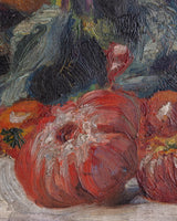 Impressionist Tomato Still Life Oil Painting, Austria, 19th Century