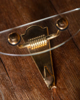 Brass & Glass Wall Hooks, Italy (Set of 3)