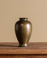 Classic Japanese Bronze Vase, 1950s