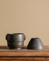 Modernist Lidded Bronze Vessel, Japan, 1950s