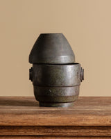 Modernist Lidded Bronze Vessel, Japan, 1950s