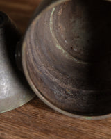 Modernist Lidded Bronze Vessel, Japan, 1950s