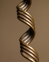 Spiral Brass Candle Holders, 1960s (Pair)
