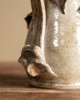 Art Nouveau Style Studio Pottery Leaf Vase, 1960s