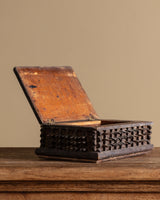 Tramp Art Crown of Thorns Box, Europe, 19th Century