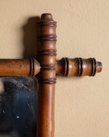 Faux Bamboo Cross-Corner Mirror, France, 19th Century