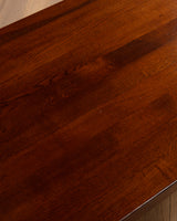 Mortis & Tenon Oak Trestle Coffee Table, Denmark, 1970's