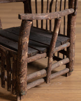Adirondack Child-Sized Twig Armchair, United States, 1940's