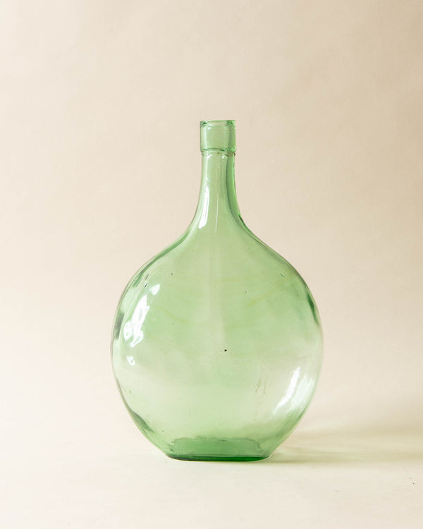 Green French Glass Bottle