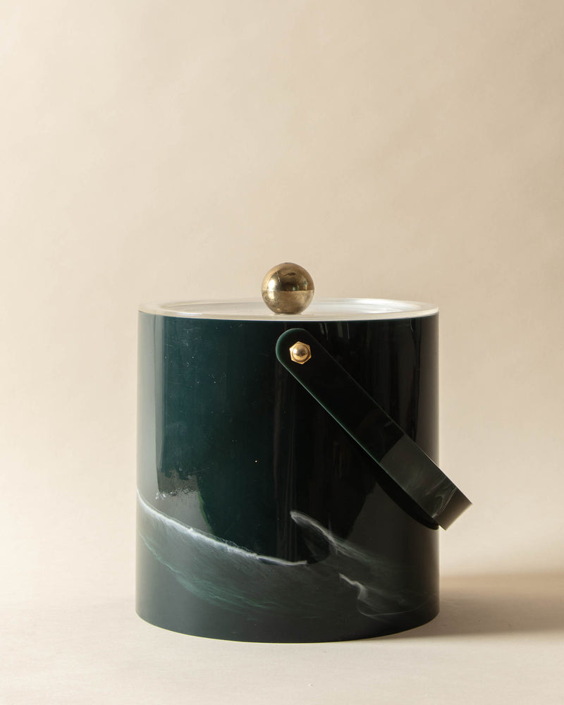 Marbled Acrylic Ice Bucket