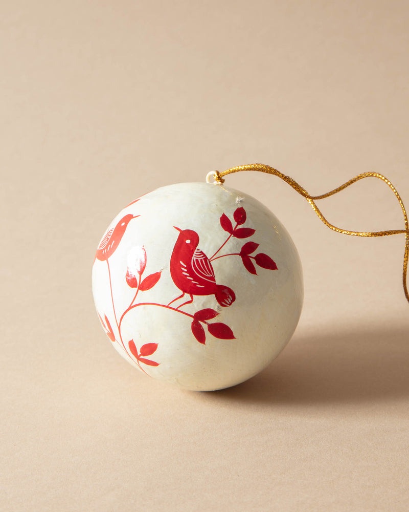 Margo Hand-Painted Paper Mache Ornaments