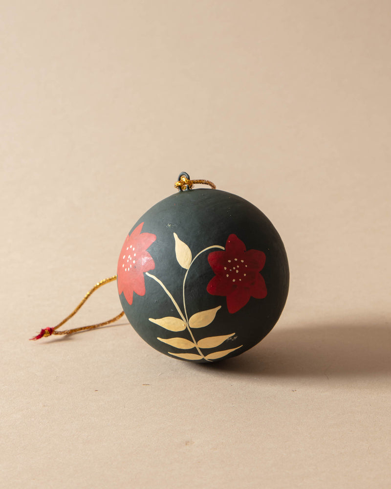 Hucklebee Hand-Painted Paper Mache Ornaments