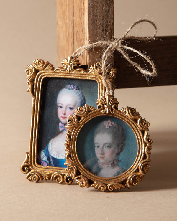 Vintage Inspired Frame Ornaments
