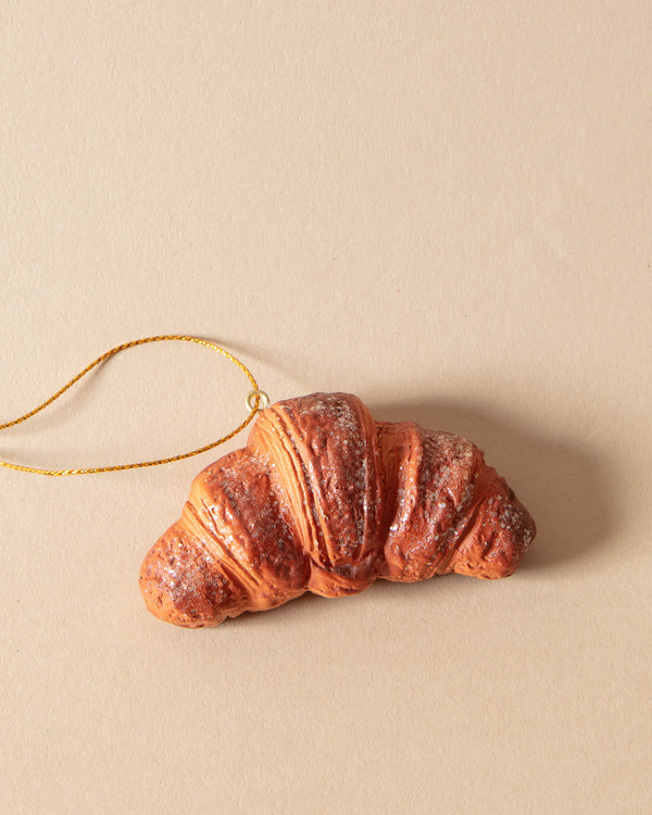 Resin Croissant Ornament