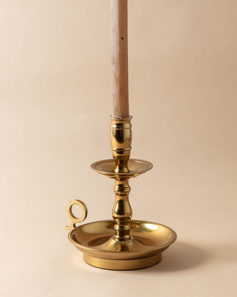 Hanson Brass Taper Holder