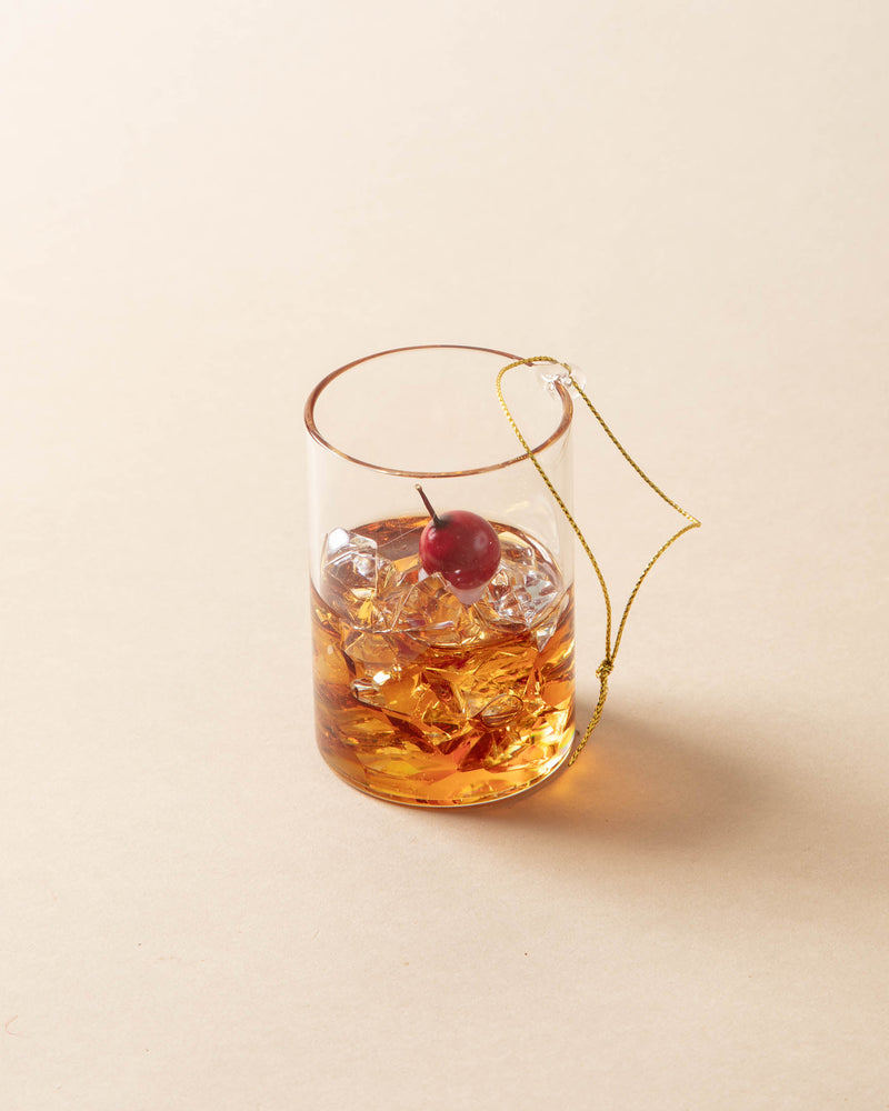 Glass Cocktail Ornaments