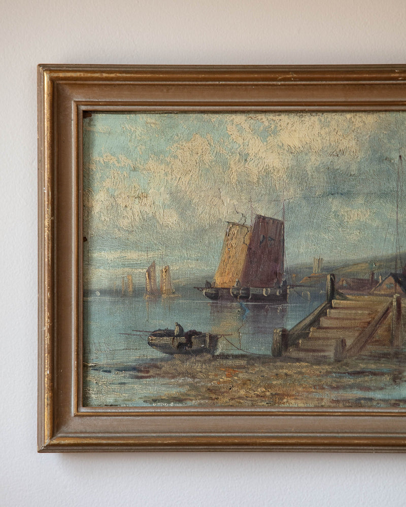 19th Century European Landscape Oil Painting