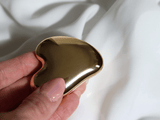 Heart Shape Compact Mirror: Silver