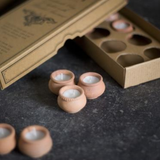 Terracotta Beeswax Tea Light Candles (10)