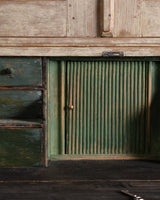 Gustavian Washed Pine Fall Front Secretary, Sweden, Dated 1842
