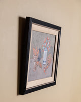 Modern Floral & Candy Still Life Oil Painting by Vincenzo Censotti, Italy, 1970s