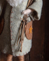 Handmade Woodland Wool Felt Santa