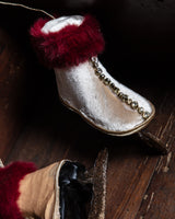 Burgundy Ice Skates Ornament