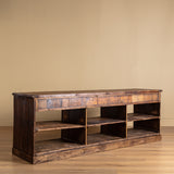 Monumental Italian Six-Drawer Rustic Sideboard, 1850's