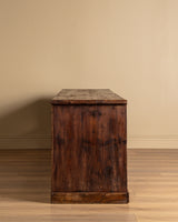 Monumental Italian Six-Drawer Rustic Sideboard, 1850's