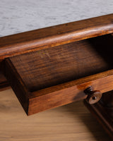 Marble-Top Wood Column Console, Italy, 1910's