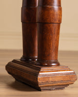Marble-Top Wood Column Console, Italy, 1910's