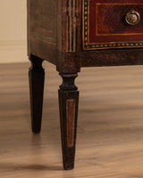 Neoclassical Paint Decorated Two-Drawer Chest, Italy, 19th Century