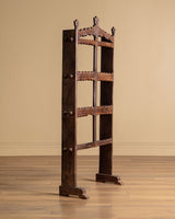 Folk Art Carved Floral Plate Rack, Italy, 19th Century