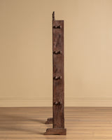 Folk Art Carved Floral Plate Rack, Italy, 19th Century