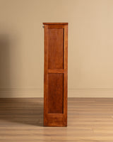 Three-Door Oak Tambour Cabinet, Italy, Early 20th Century