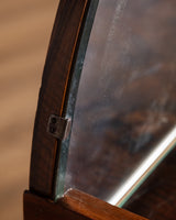 Italian Art Deco Circular Vanity with Mirror, 1930s