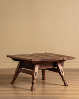 Antique Plank Top Coffee Table, Italy, 19th Century