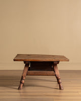 Antique Plank Top Coffee Table, Italy, 19th Century