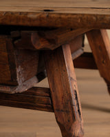 Antique Plank Top Coffee Table, Italy, 19th Century