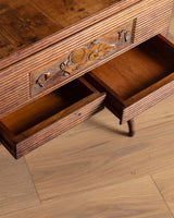 Carved and Inlaid Sewing Table Manner of Luigi Scremin, Italy, 1930's
