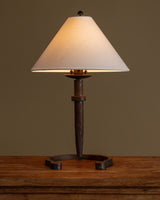Oversized Horseshoe Iron Table Lamp, France, 1930's