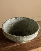 Large ND Dolfi Verde Maiolica Bowl, Italy