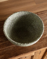 Large ND Dolfi Verde Maiolica Bowl, Italy