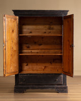 Black Painted Armoire, France, Early 20th Century