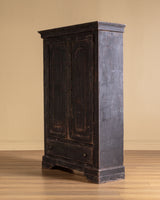 Black Painted Armoire, France, Early 20th Century