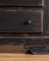 Black Painted Armoire, France, Early 20th Century