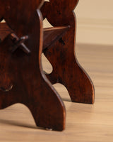 Pierced Card Suit Occasional Table w/ Storage Top, Italy, 1920's