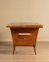 Luigi Scremin Sculptural Wood Dining Table, Italy, 1930s