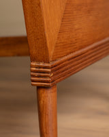 Luigi Scremin Sculptural Wood Dining Table, Italy, 1930s