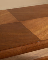 Luigi Scremin Sculptural Wood Dining Table, Italy, 1930s